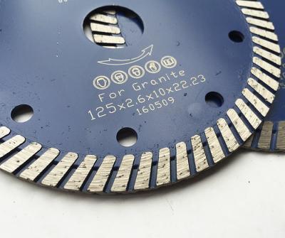 125mm diamond cutting disc turbo